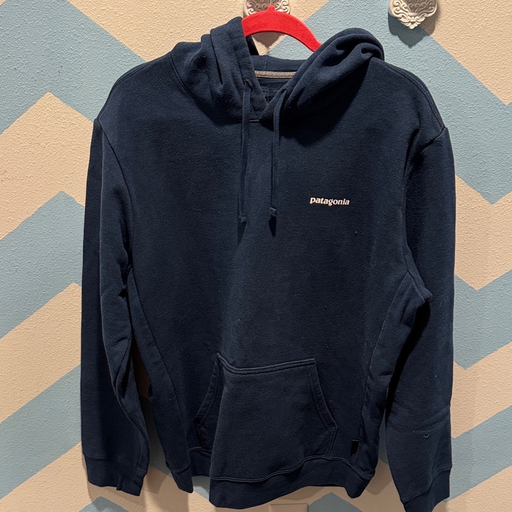 Patagonia Men's Dark Blue Hoodie